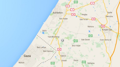 Ashkelon in 8 Miles to Gaza
