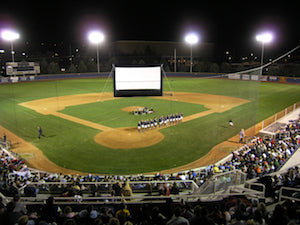 Open Air Cinema Baseball Outdoor Movie