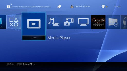 PlayStation 4. Playing USB Media
