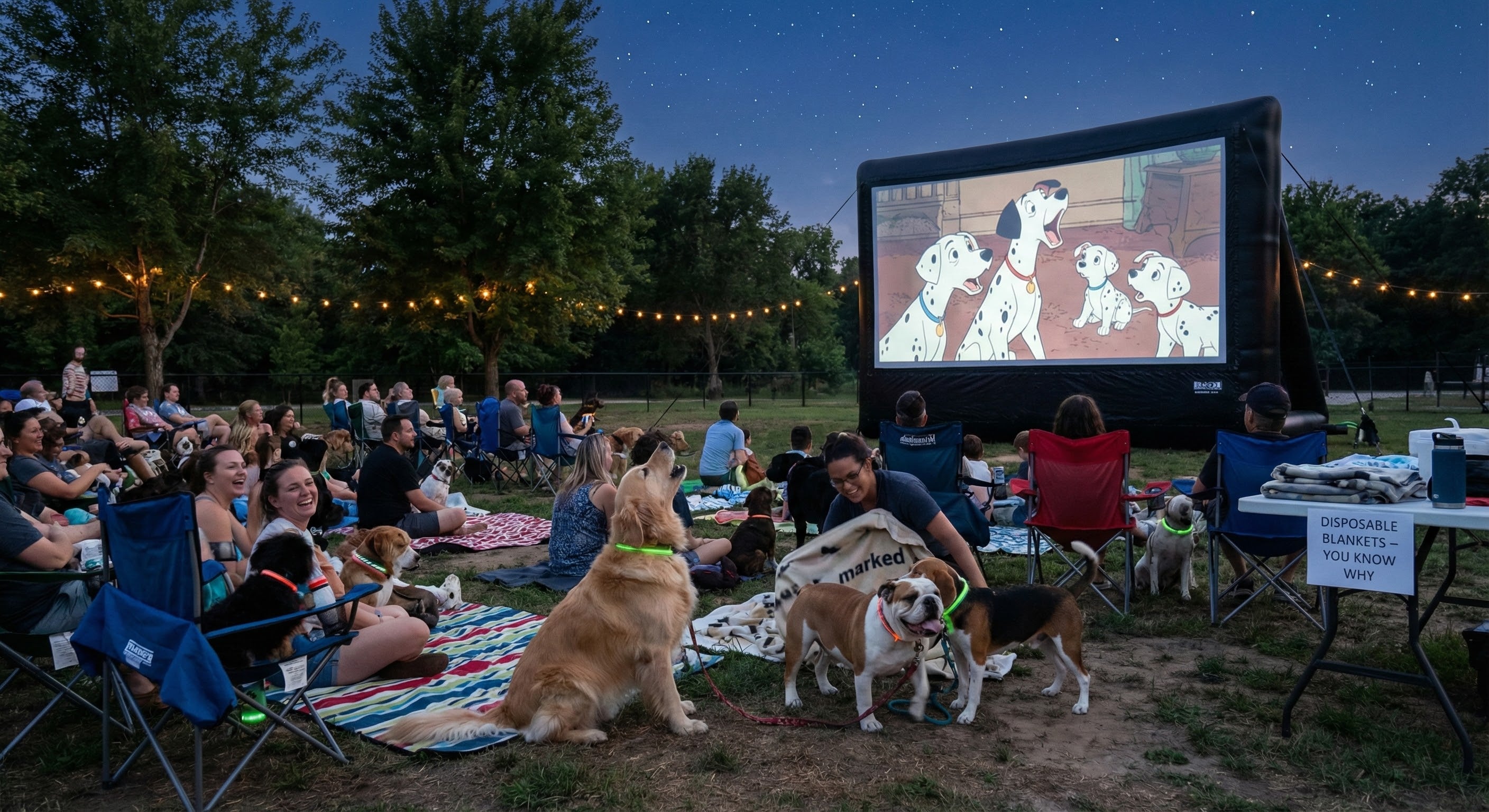 Dog Park Outdoor Movie Night