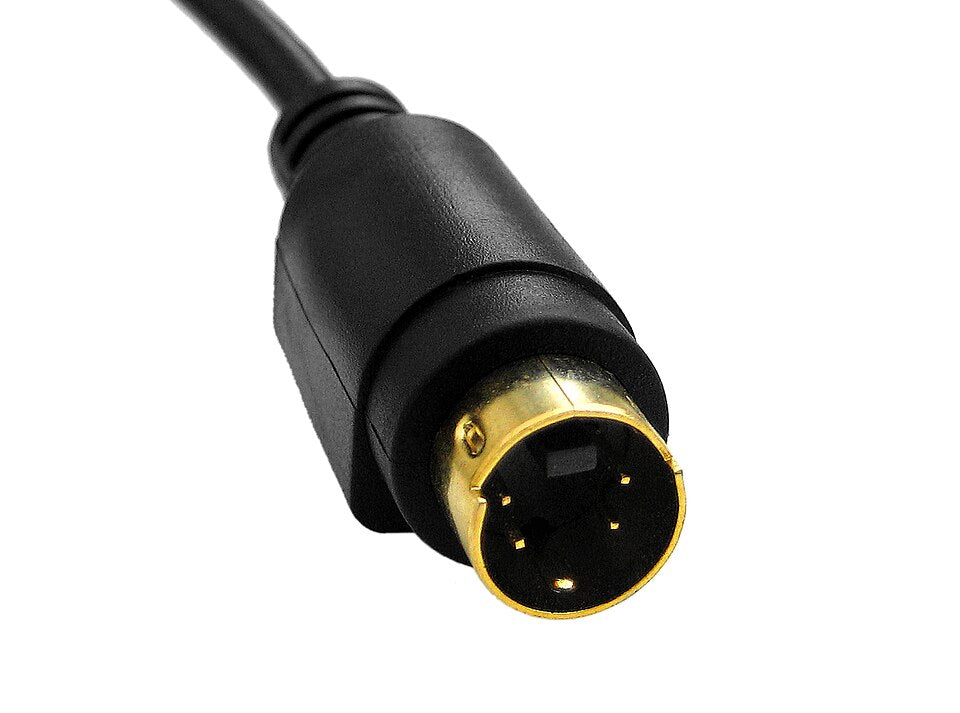 S-Video (Y/C) 4-pin mini-DIN connector