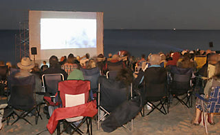 Outdoor Cinema in Gimli, Manitoba