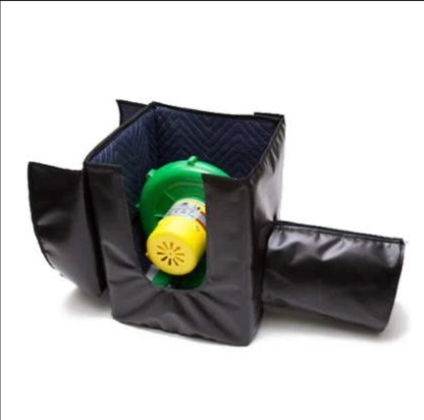 Blower muffler box included with the Standard screen kit