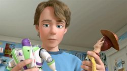 Woody and the gang in Toy Story 3