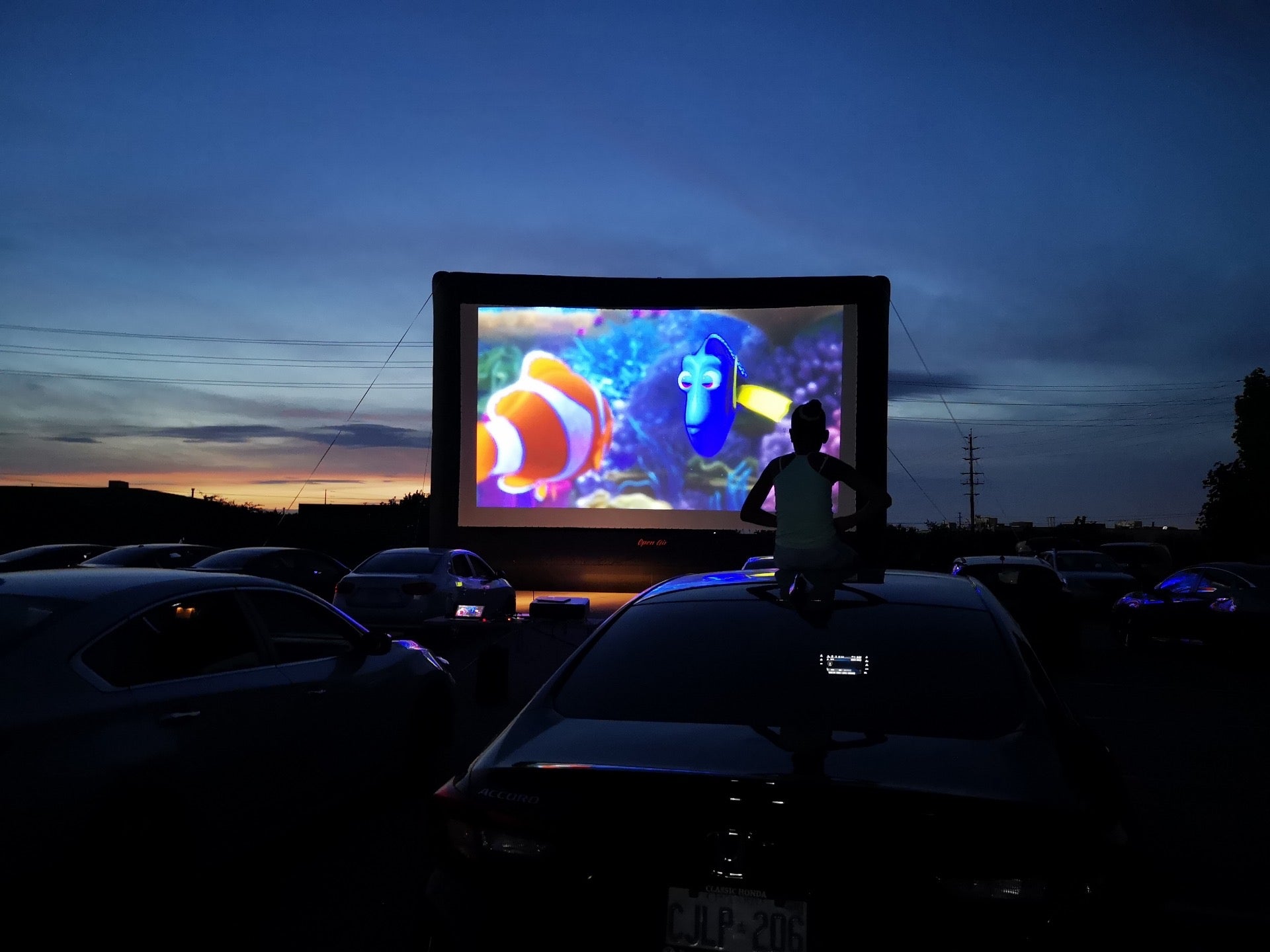 Open Air Cinema Elite 30' inflatable outdoor movie screen