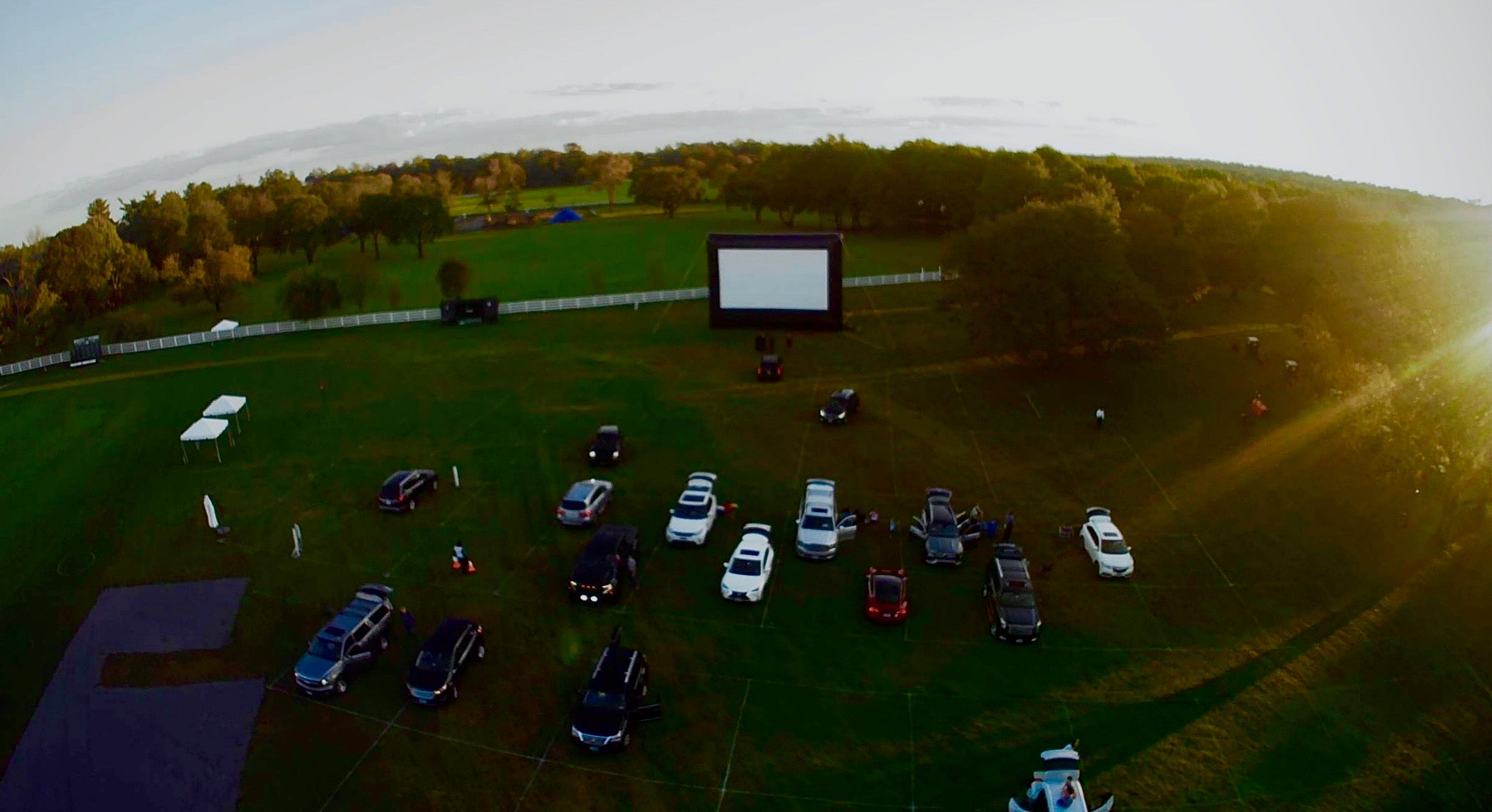 Open Air Cinema Elite 25' inflatable outdoor movie screen