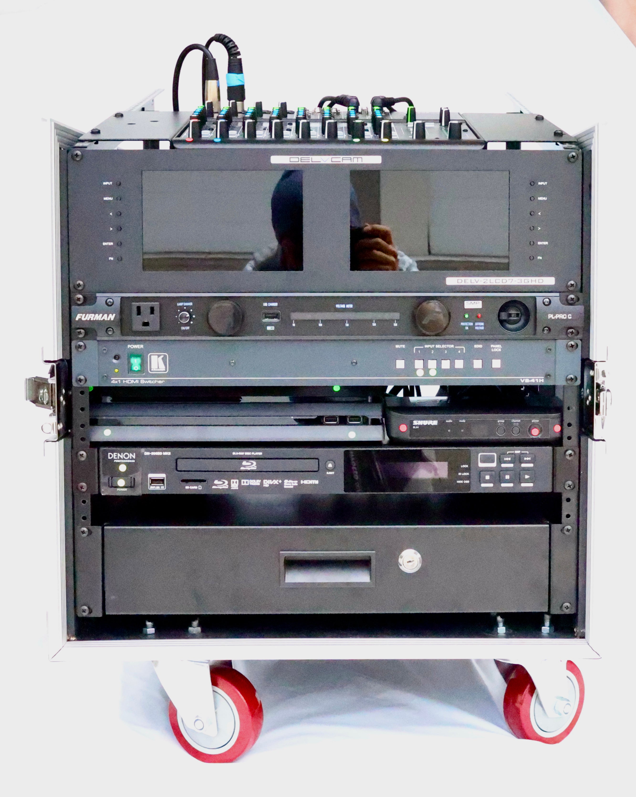 CineBox Elite media console for the 30' system