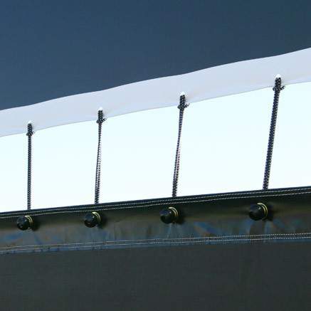 Open Air Cinema Elite 40' inflatable movie screen, angled view