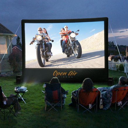 16 ft Standard Outdoor Movie System - Open Air Cinema
