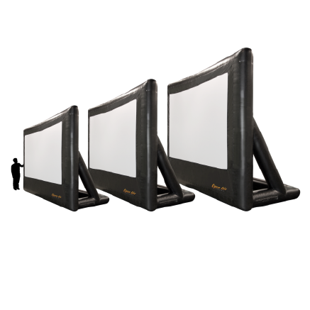 Open Air Cinema Pro 12' inflatable outdoor movie screen